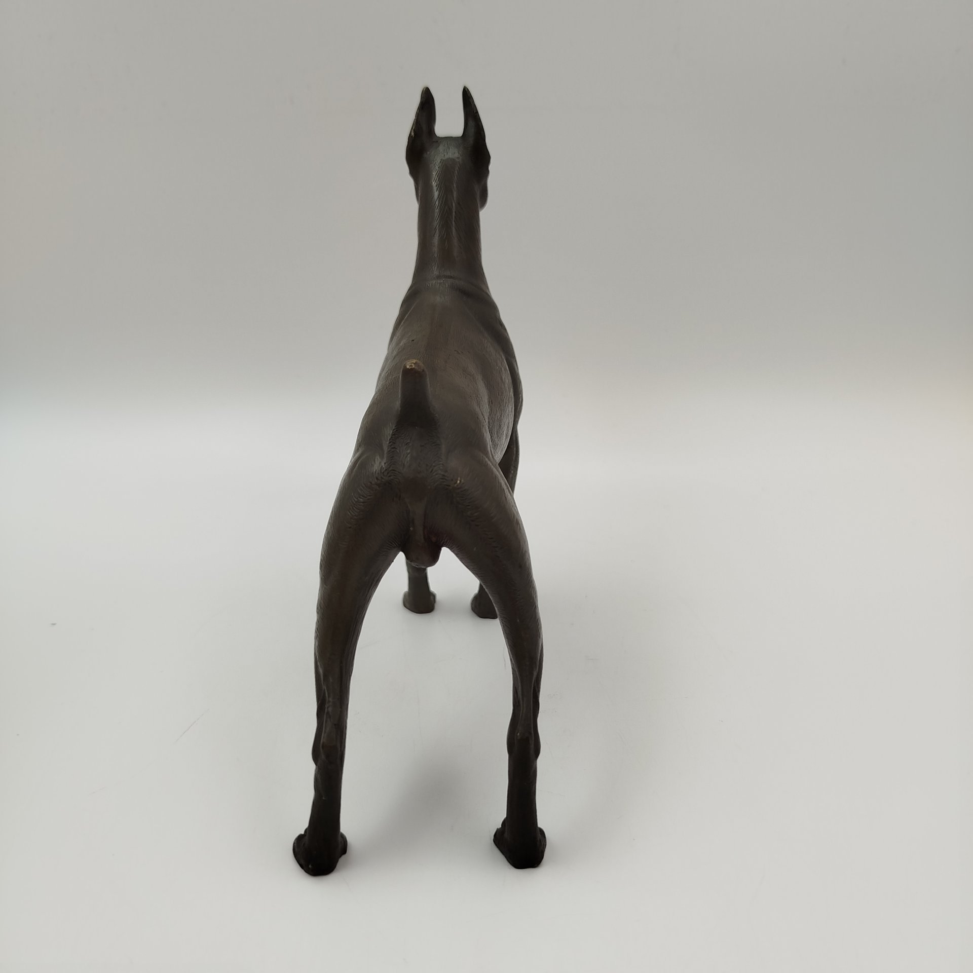 Статуэтка "Дог", латунь, тонировка, Западная Европа, 1950-1980 гг.
