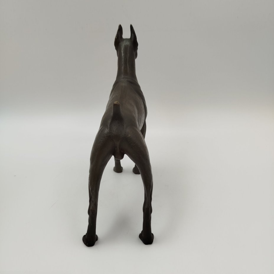 Статуэтка "Дог", латунь, тонировка, Западная Европа, 1950-1980 гг.