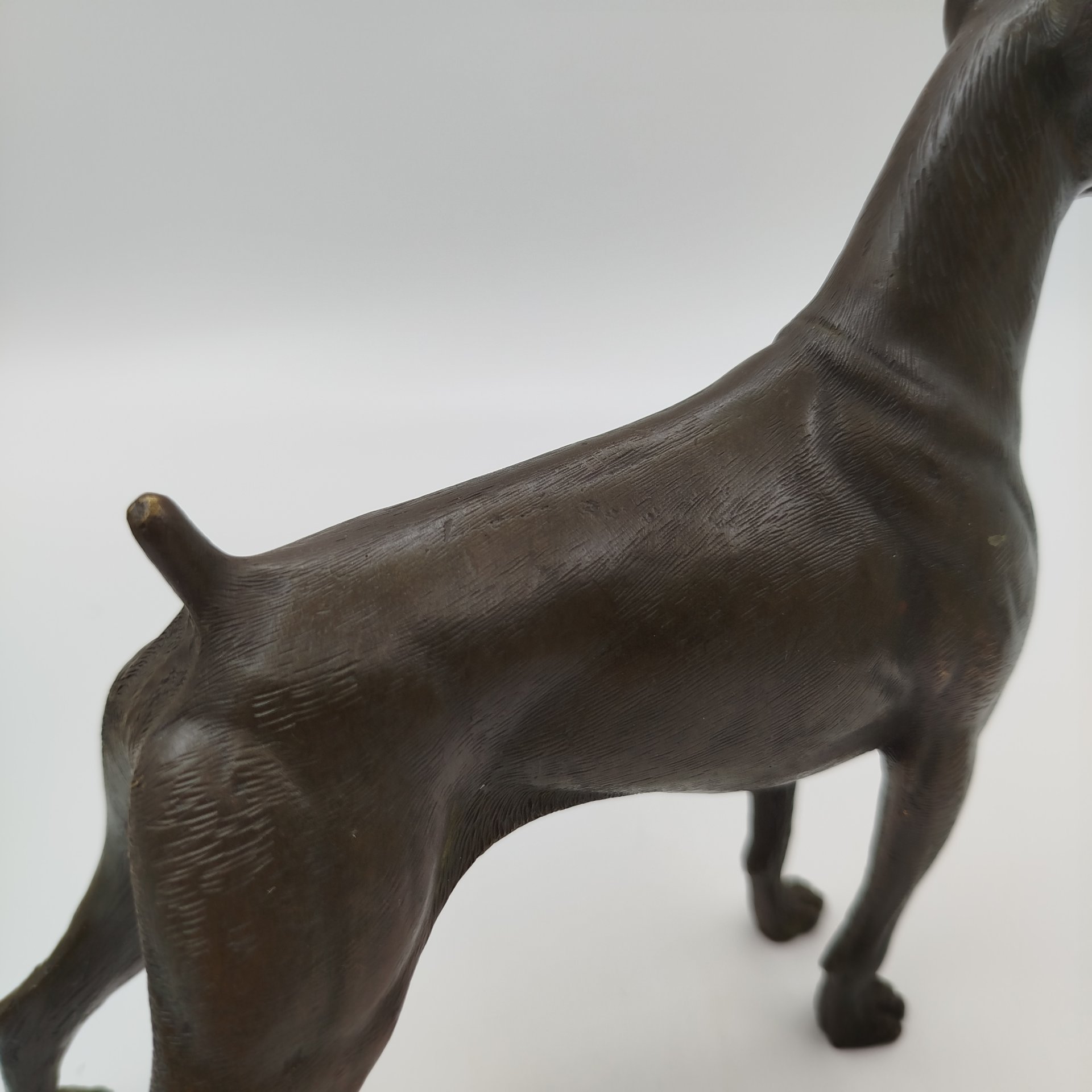 Статуэтка "Дог", латунь, тонировка, Западная Европа, 1950-1980 гг.