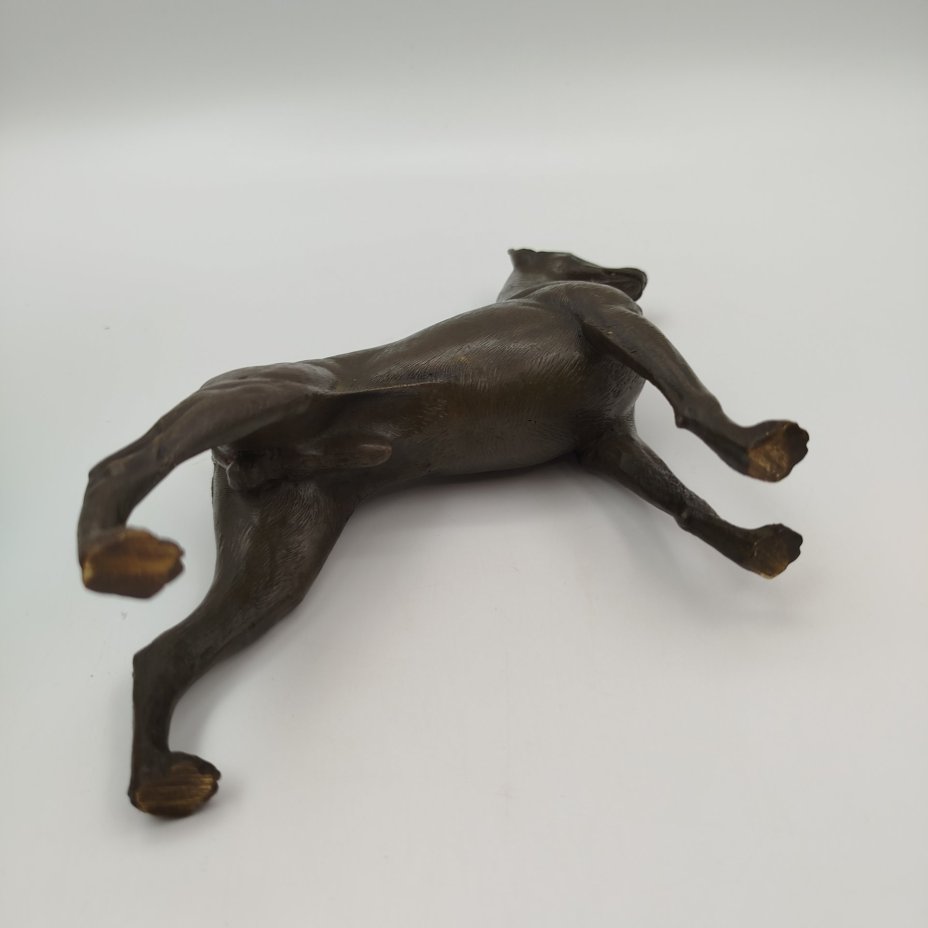 Статуэтка "Дог", латунь, тонировка, Западная Европа, 1950-1980 гг.