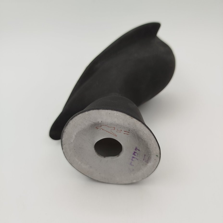 Статуэтка "Черный лебедь", бисквит, крытье, Дулевский фарфоровый завод (Дулёво), СССР, 1970-1990 гг.