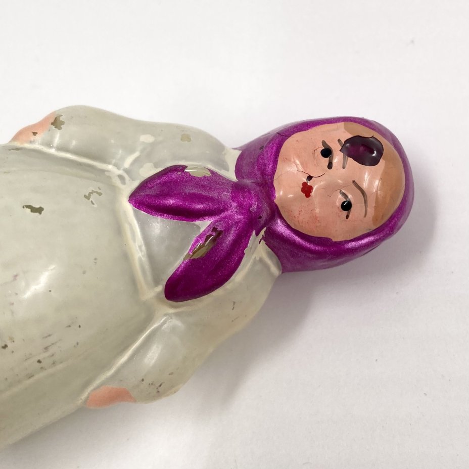 Ёлочная игрушка ""Дружба". Русская", стекло, краска, металл