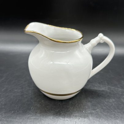 Молочник (сливочник) с ленточным декором, Дулевский фарфоровый завод (Дулёво)