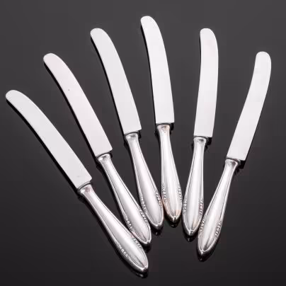 Набор из 6 ножей с лаконичным декором на рукояти, Zwilling J.A. Henckels Solingen