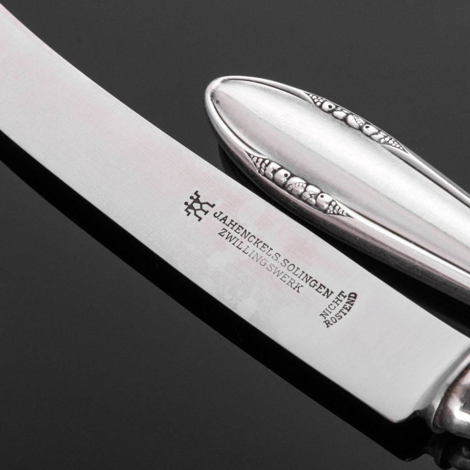 Набор из 6 ножей с лаконичным декором на рукояти, Zwilling J.A. Henckels Solingen