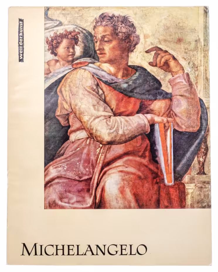 Альбом "Микеланджело" (Мир искусства), Эрпель Фриц, (на немецком языке), Издательство «Henschelverlag»