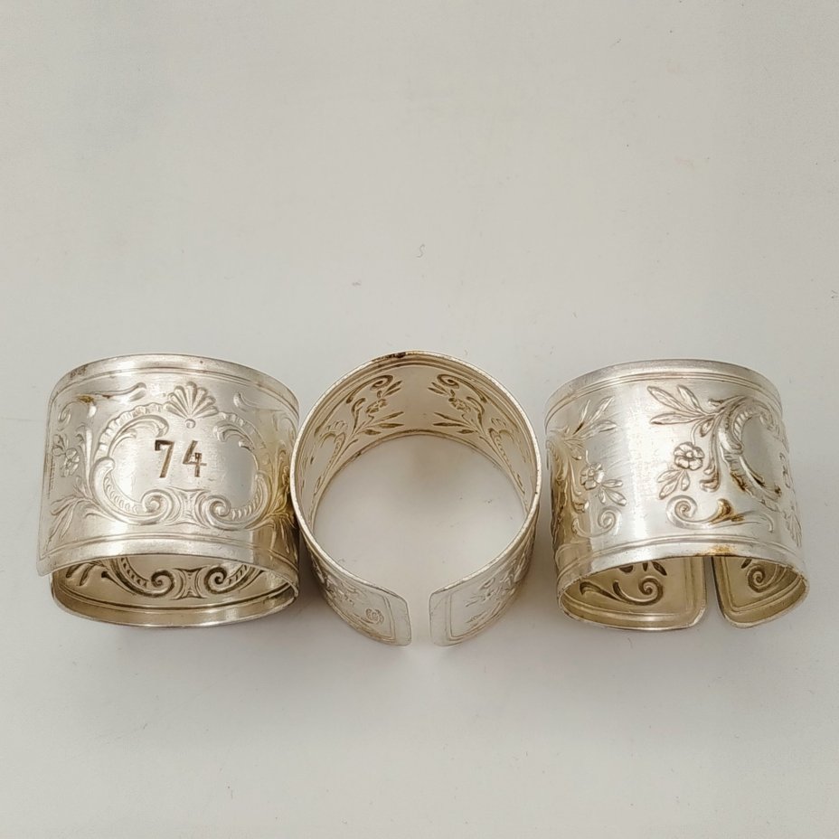 Набор колец для салфеток на 6 персон