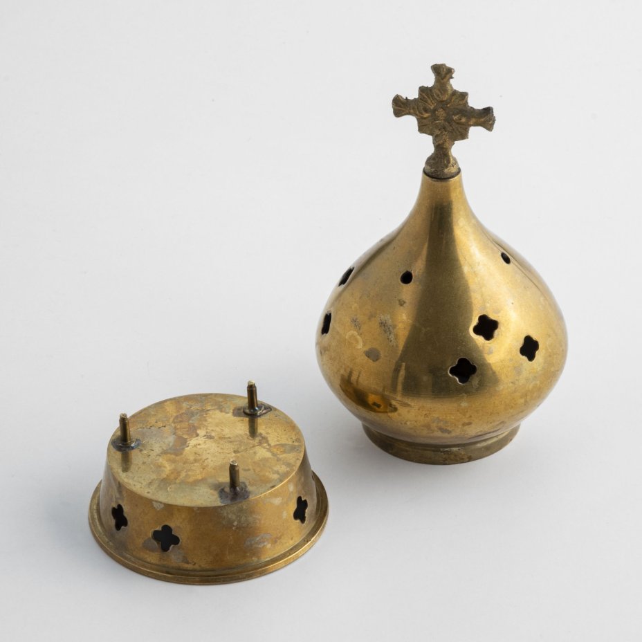 Ароматница для благовоний и ладана, латунь, Россия, 1991-2015 гг.