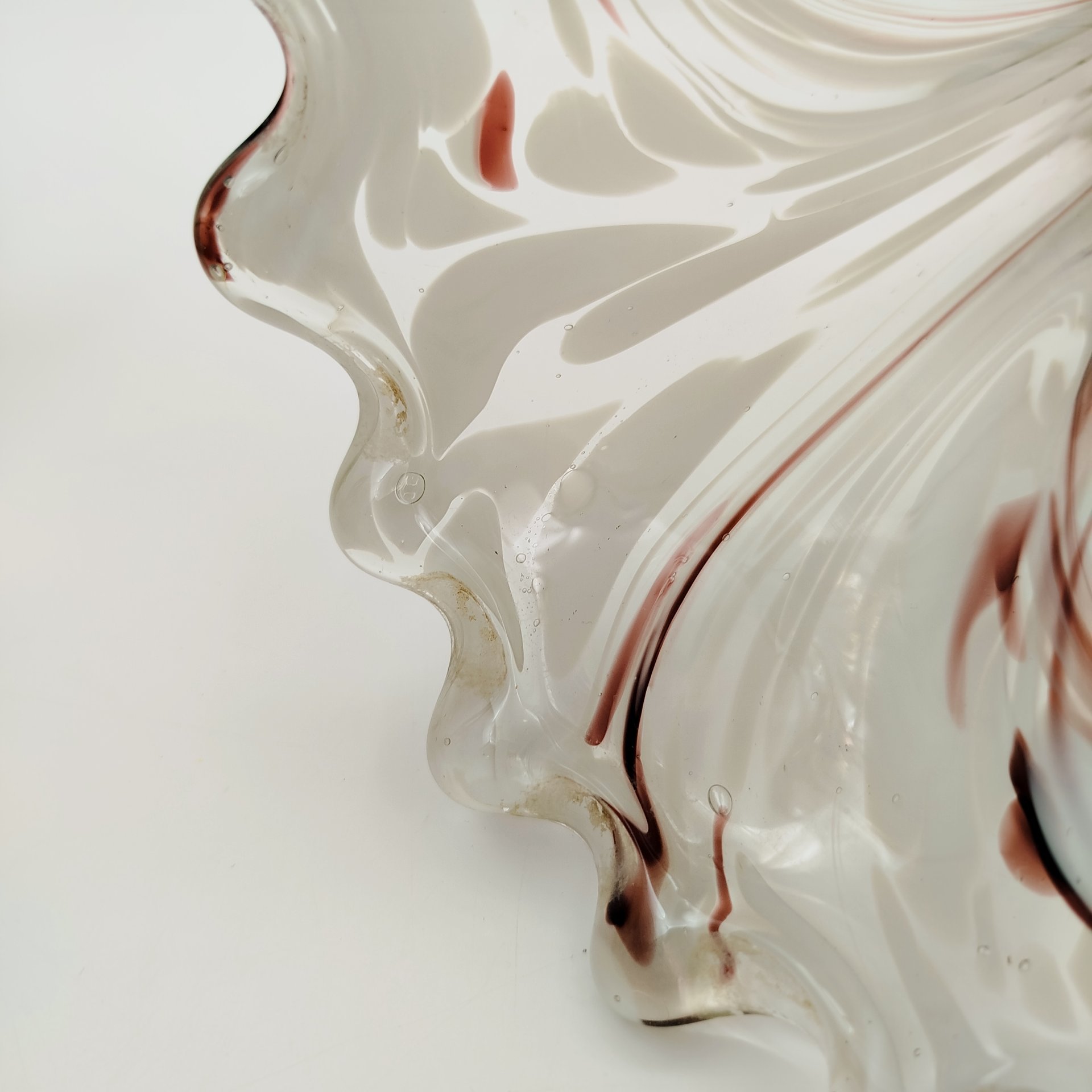 Ваза, стекло, гутная техника, Западная Европа, 1970-1990 гг.