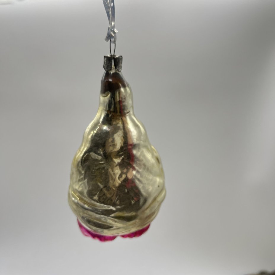 Ёлочная игрушка "Шамаханская царица", из набора "Сказка о золотом петушке", стекло, роспись, металл, Завод стеклянных ёлочных украшений и оптических изделий, г. Москва, СССР, 1950-1960 гг.