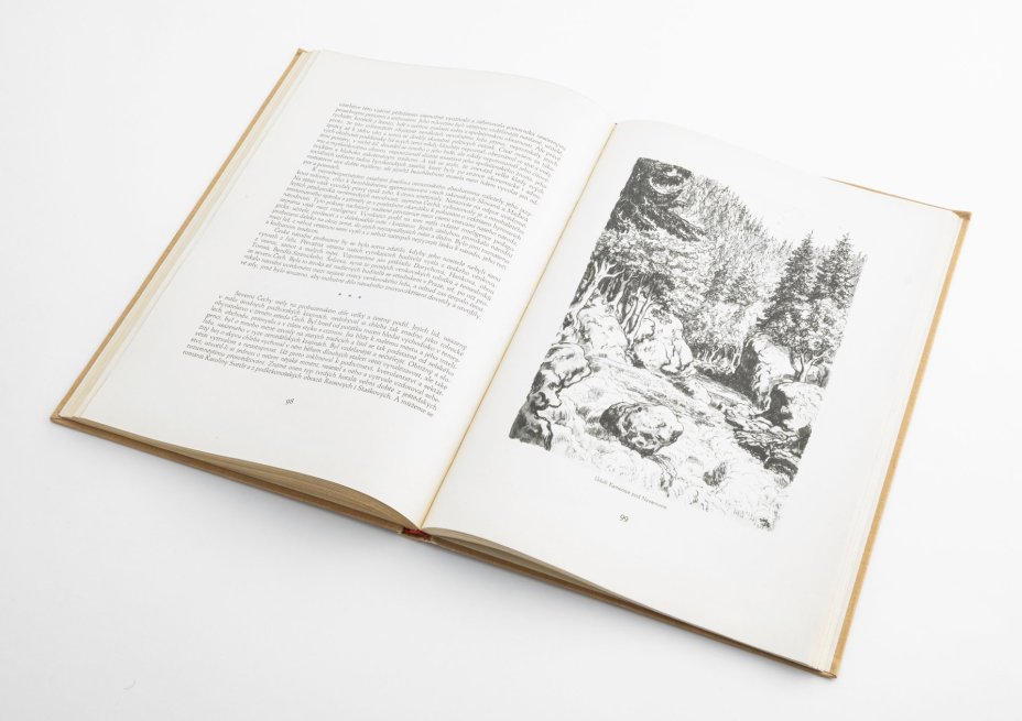 Книга Karel Vik "Severni Cechy"на чешском языке  ("Северная Богемия"), бумага, печать, Государственное издательство изящной литературы, музыки и искусства, Чехия, 1958 г., Государственное издательство изящной литературы