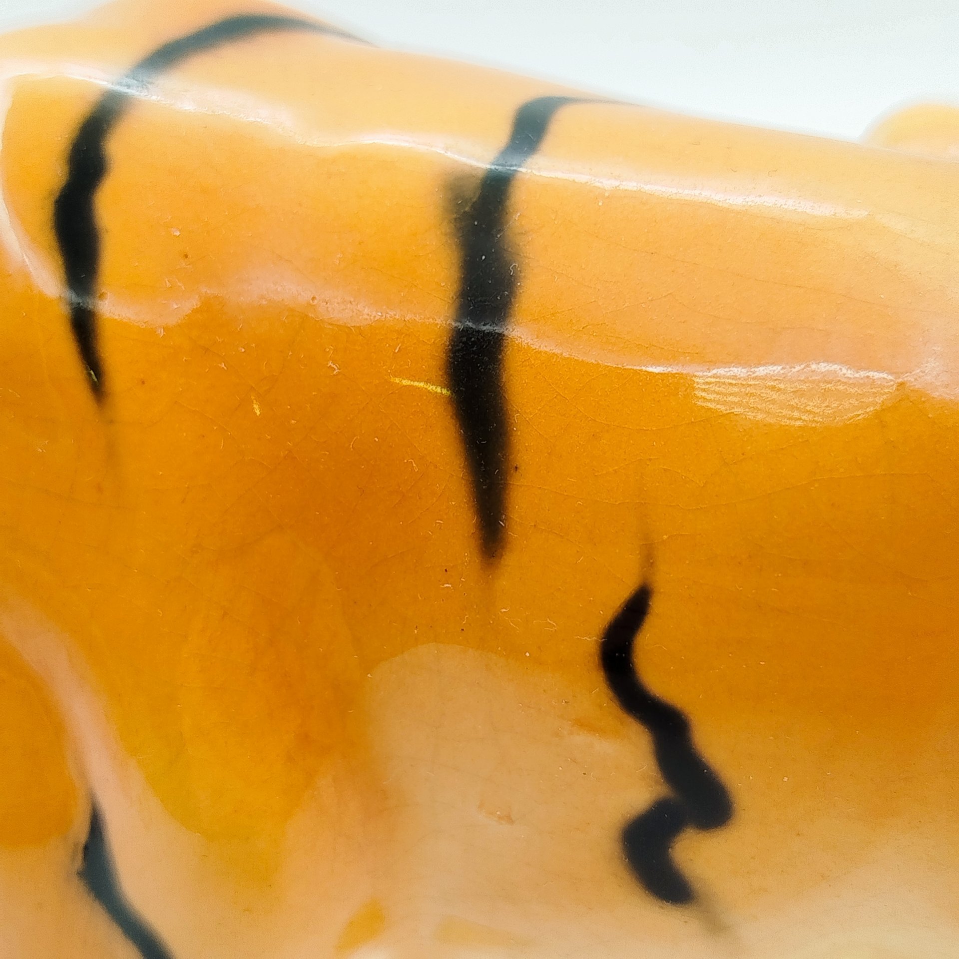 Статуэтка "Тигр", фаянс, роспись, Sitzendorf, Германия, 1950-1970 гг.