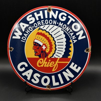 Дорожный знак "Chief gasoline"