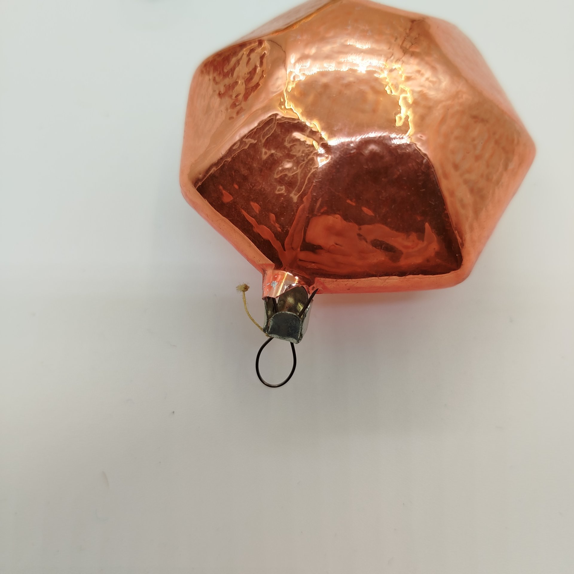 Набор из семи ёлочных игрушек, стекло, металл, роспись, СССР, 1960-1980 гг.