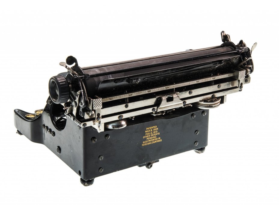 Машинка печатная складная  портативная "Corona 3" в кофре, металл, пластик, Corona Typewriter Company, США 1912-1941 гг., Corona