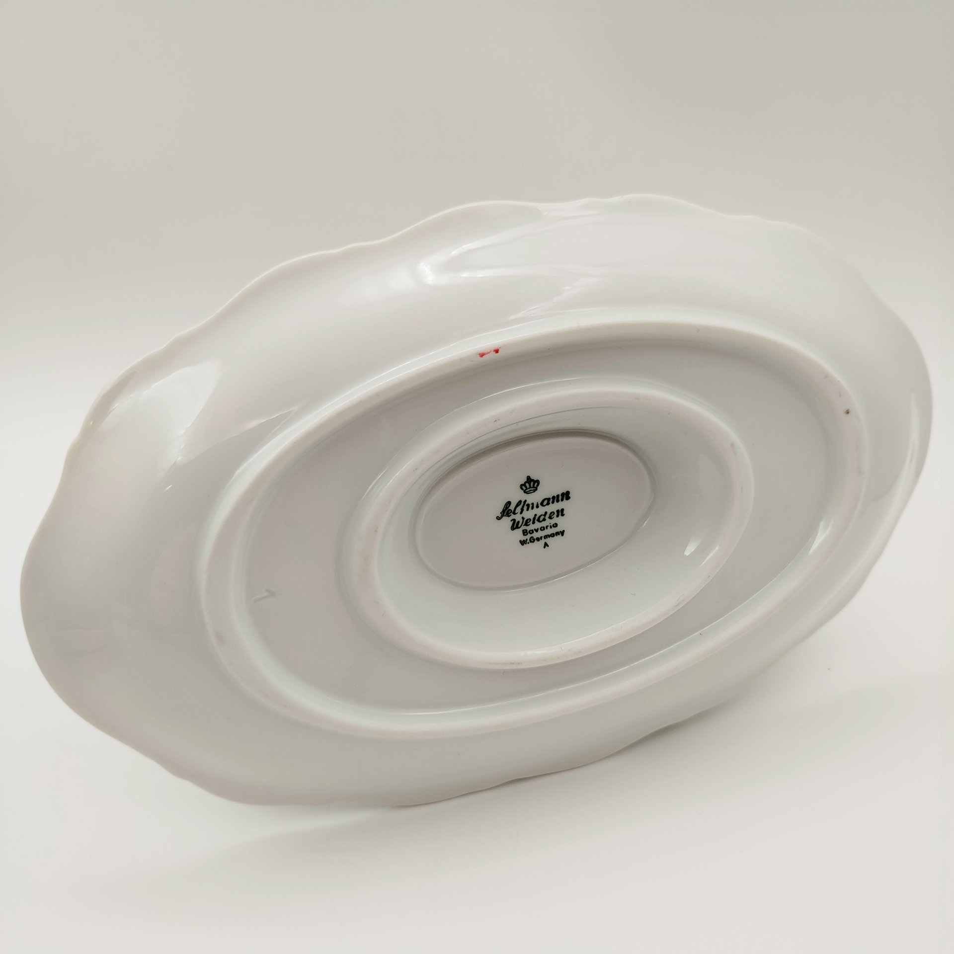 Соусник из серии "Замки Германии", фарфор, деколь, Seltmann Weiden, Германия, 1970-1990 гг.