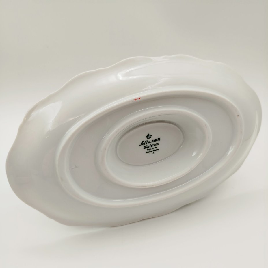 Соусник из серии "Замки Германии", фарфор, деколь, Seltmann Weiden, Германия, 1970-1990 гг.