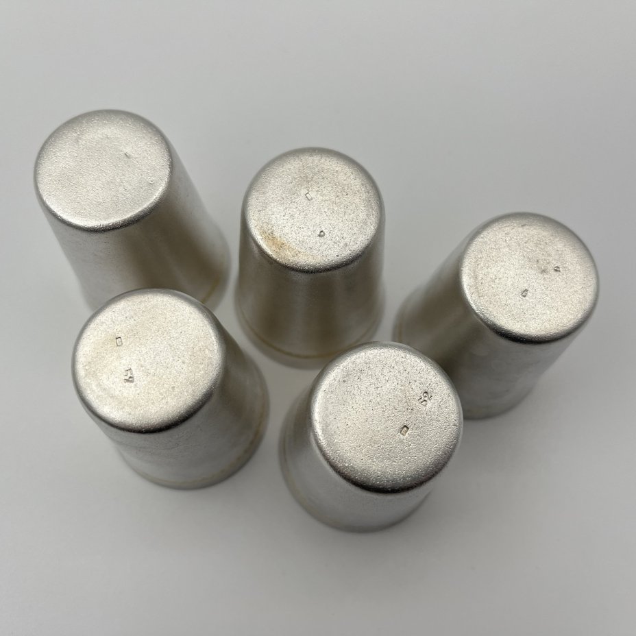 Набор из 5 стопок с геометрическим декором