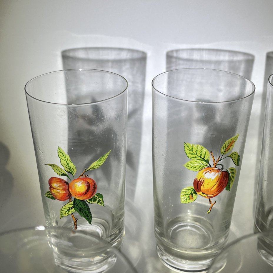 Набор из 6 стаканов "Фрукты"