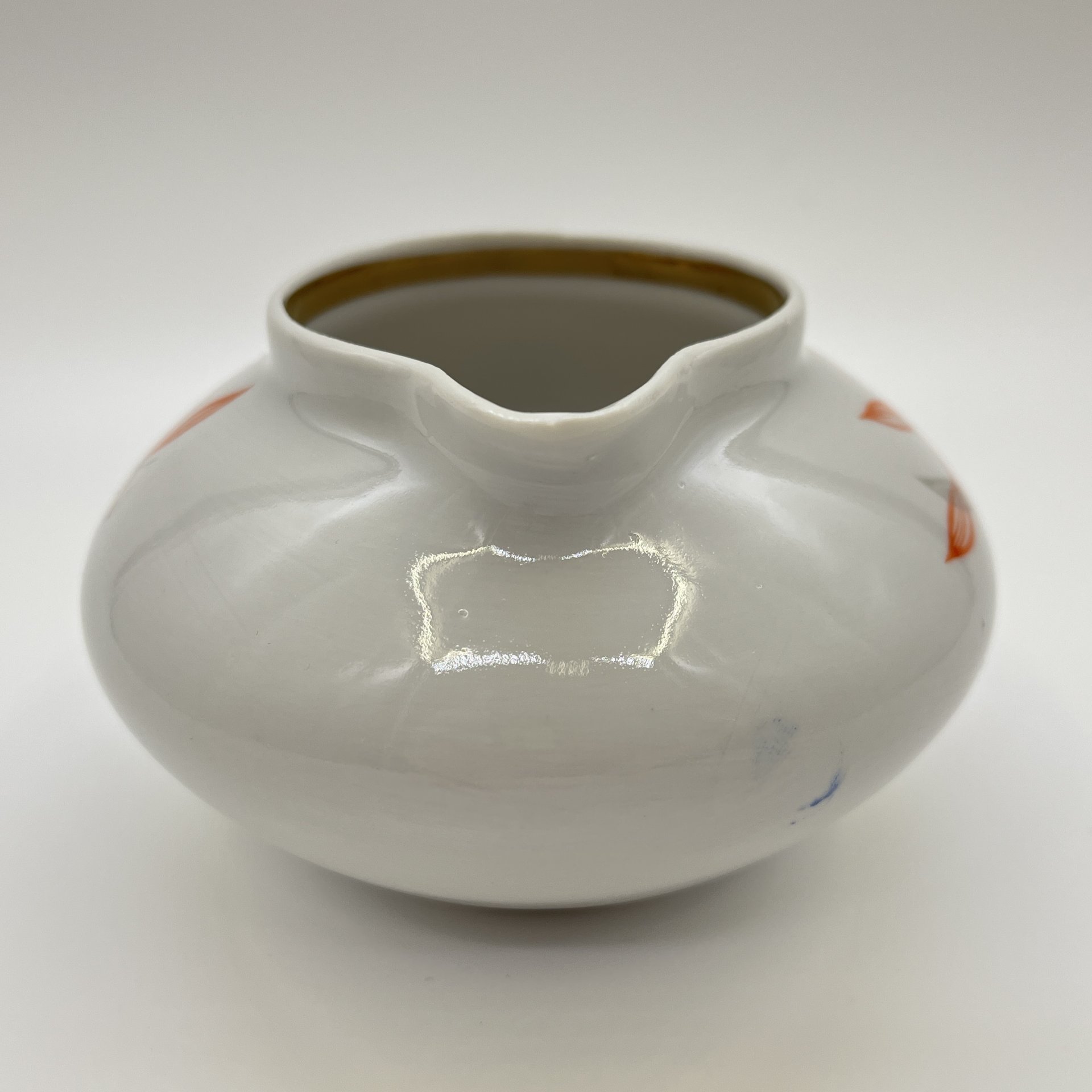 Молочник, фарфор, деколь, золочение, Дулевский фарфоровый завод (Дулёво), СССР, 1968-1991 гг.