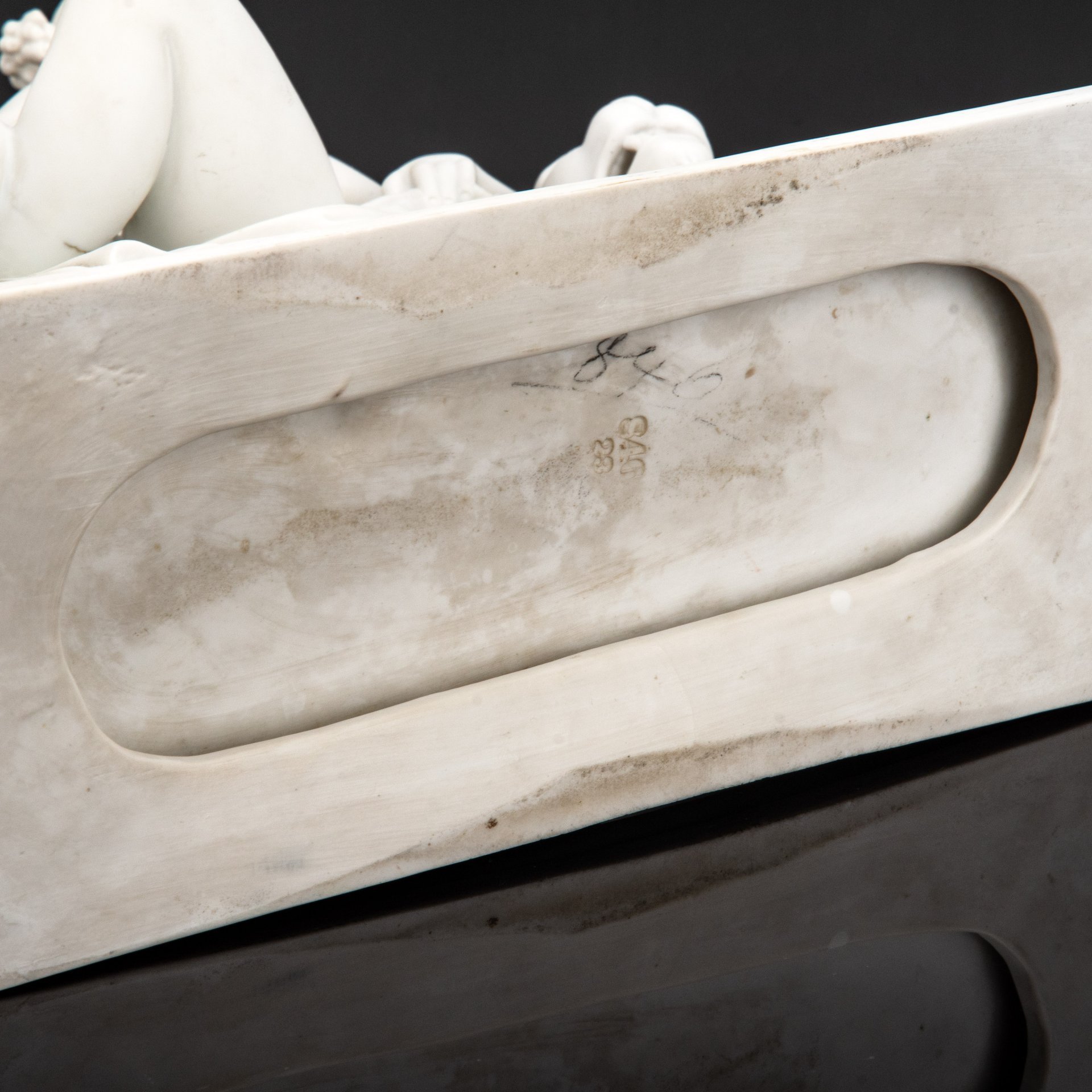 Скульптура "Ариадна на пантере" (на тигре), по модели Генриха фон Даннекера, бисквит, Западная Европа, 1870-1890 гг.