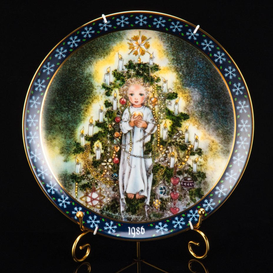 Тарелка настенная "Das Christkind" (Младенец Иисус) в оригинальной коробке