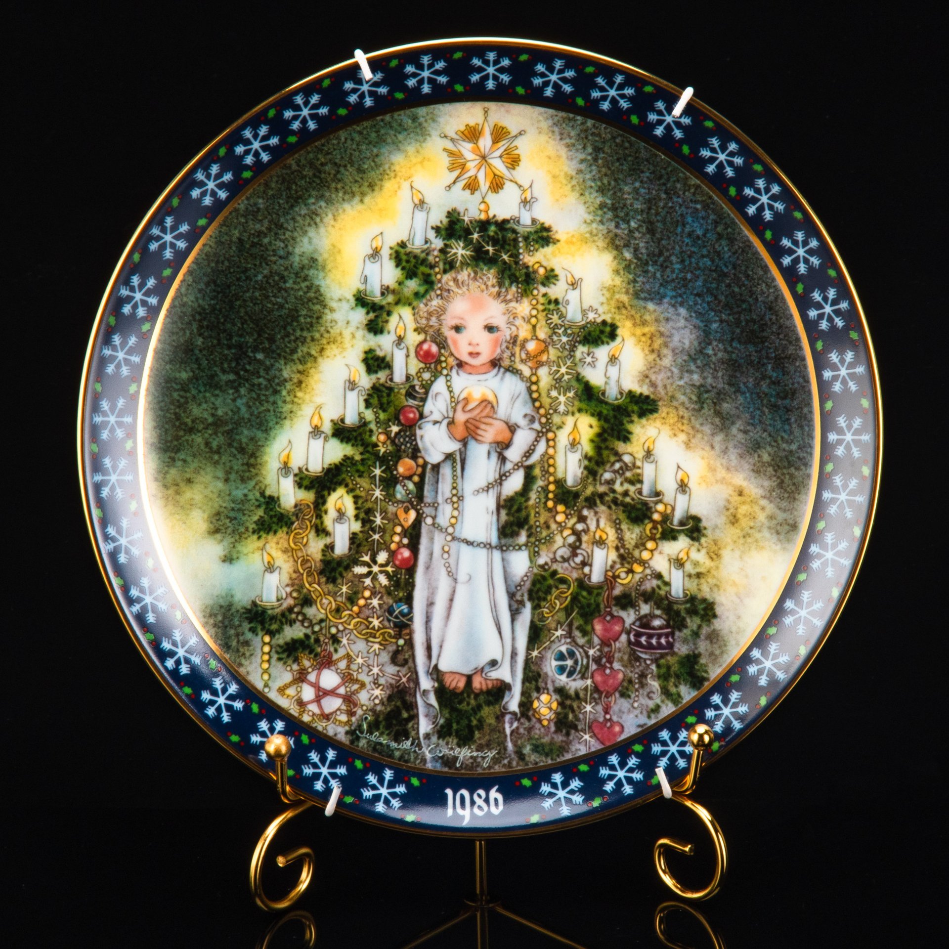 Тарелка настенная "Das Christkind" (Младенец Иисус) в оригинальной коробке
