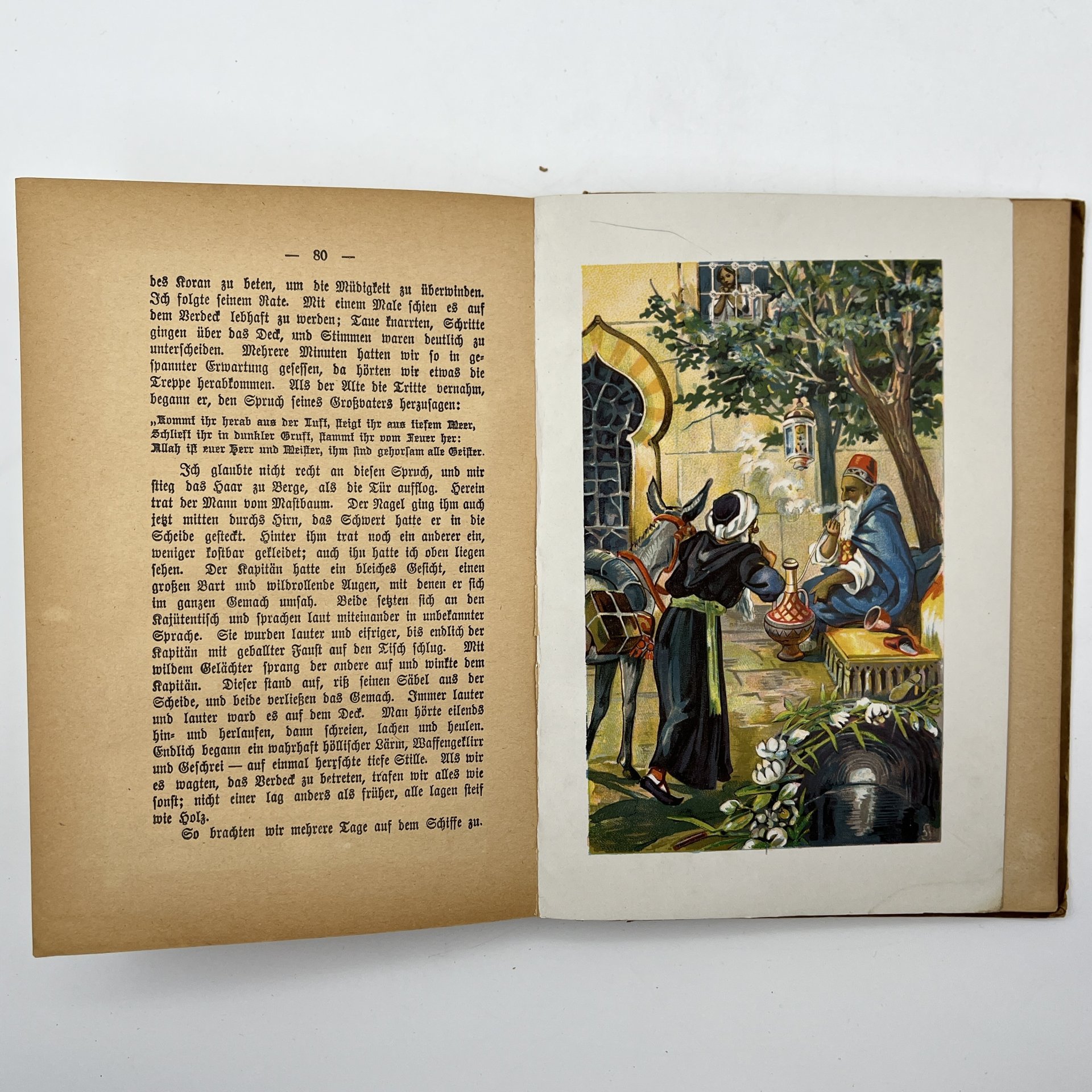 Книга для детей на немецком языке Wilhelm Hauff (Вильгельм Гауф) "Hauffs Marchen" ("Сказки Гауфа"), бумага, печать, Германия, 1920-1930 гг.