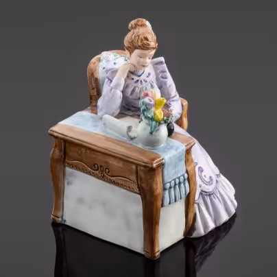 Статуэтка "Девушка, пишущая письмо", Ekaterina Collection