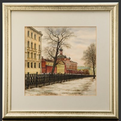 И.В. Назаров "Москва. На Рождественском бульваре"