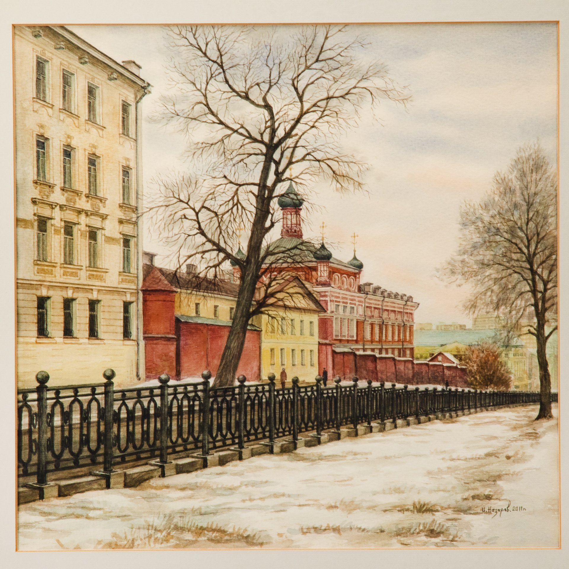 И.В. Назаров "Москва. На Рождественском бульваре"