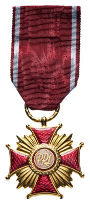 Знак отличия золотой «Крест Заслуги» 1 степени Польша