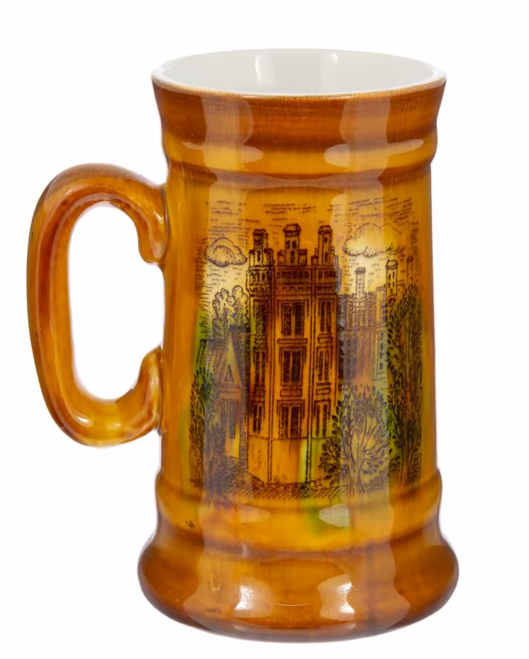 Кружка пивная, керамика, ЗиК Конаково, СССР, 1971-1990 гг., Конаковский фаянсовый завод им. М.И. Калинина (ЗиК Конаково)