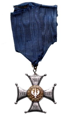 Орден "Virtuti Militari" 5 класса, бронза, эмаль, муаровая лента. ПНР (Польша), 1950-1980 гг.