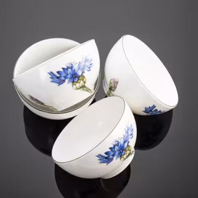 Набор из 4 пиал (мисок для мюсли) из коллекции Flora (Bleuet), Villeroy & Boch