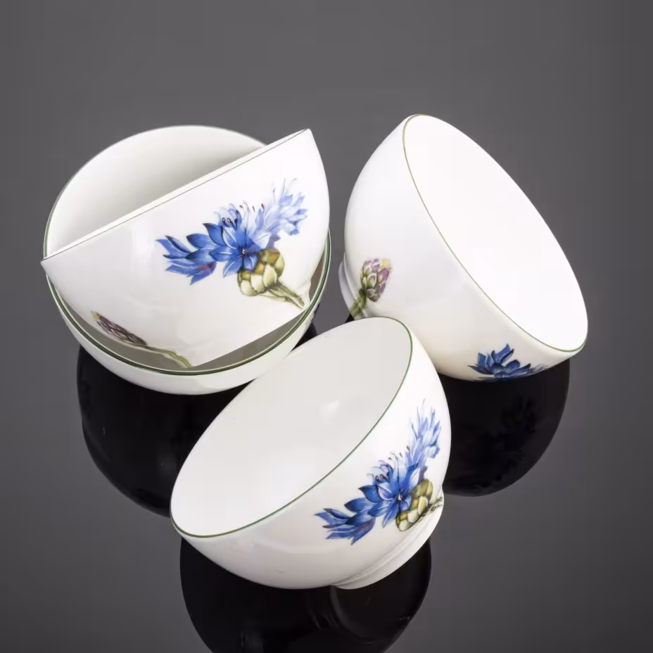 Набор из 4 пиал (мисок для мюсли) из коллекции Flora (Bleuet), Villeroy & Boch