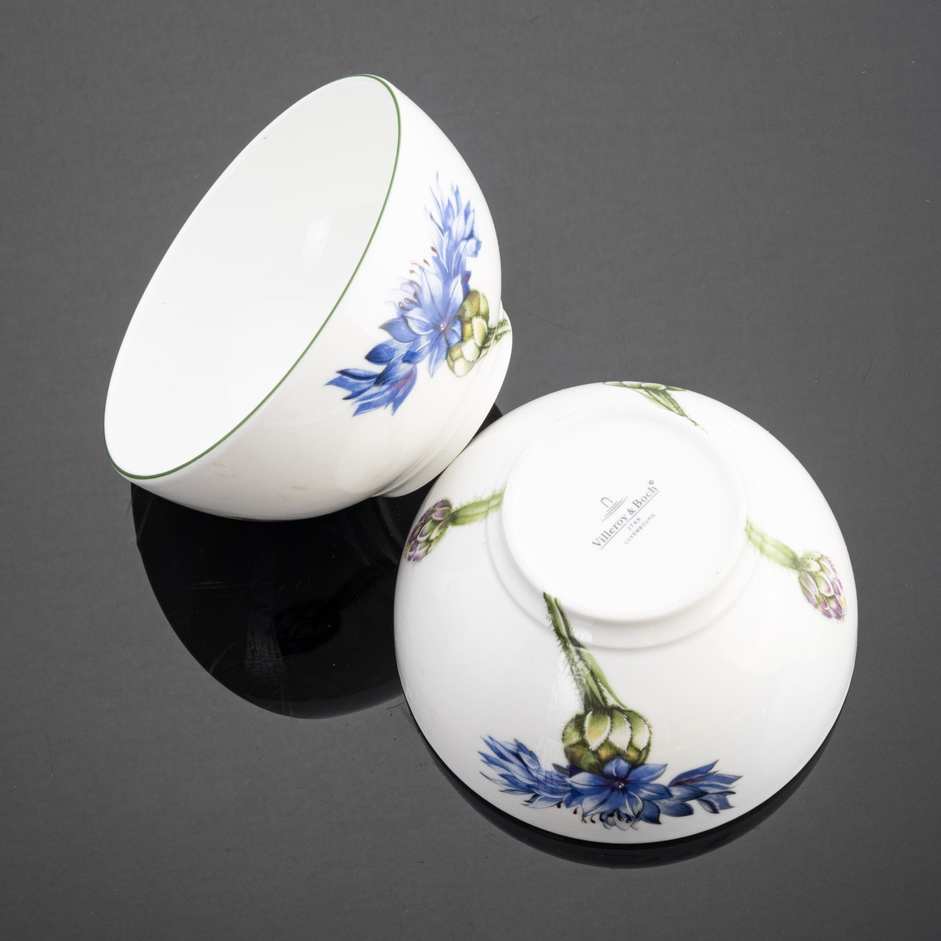 Набор из 4 пиал (мисок для мюсли) из коллекции Flora (Bleuet), Villeroy & Boch