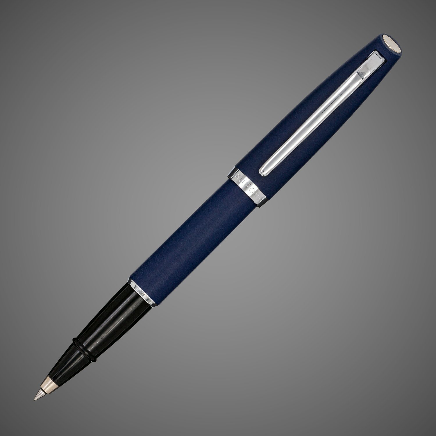 Ручка-роллер Aurora Style Resina Matt Blue CT, в подарочной коробке, Лаки и смолы: смола, хром