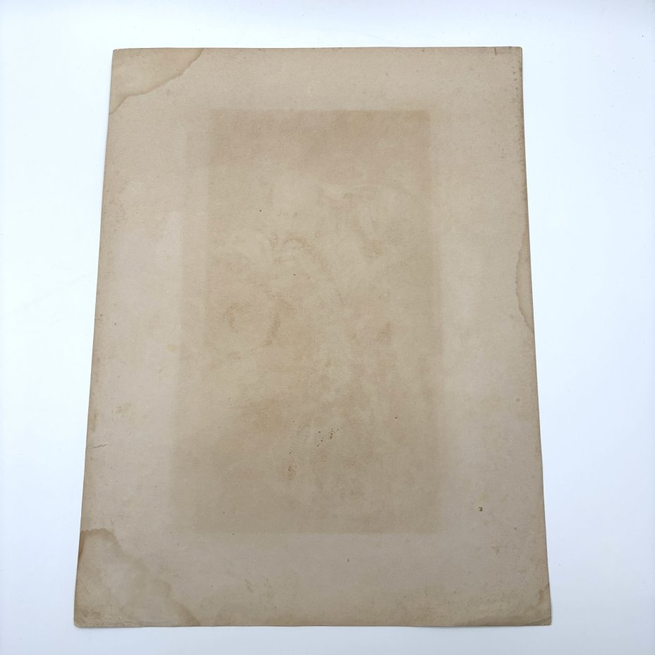 Хромолитография по картине "Гетман" в раме, автор картины И.Е. Репин, Артистическое заведение А.Ф. Маркса