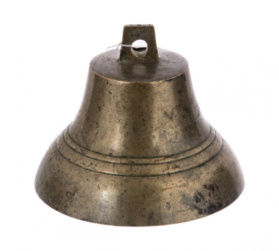 Колокольчик поддужный большой, бронза, литье, Российская Империя, 1870-1890 гг.