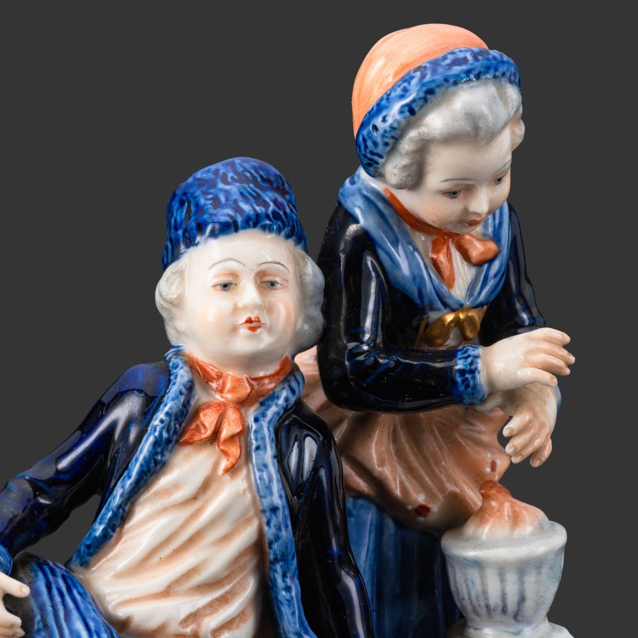 Статуэтка "В зимний вечер у огня", Sandizell Hoffner & Cо