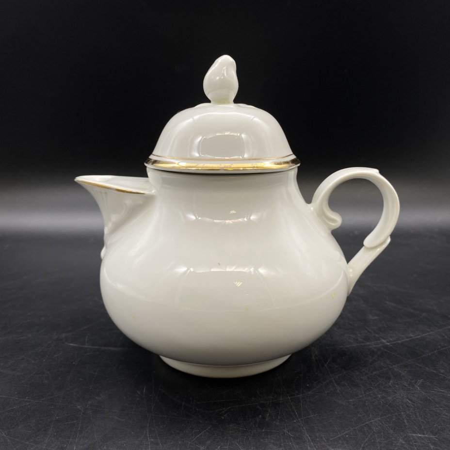 Чайник заварочный, фарфор, золочение, Kahla, ГДР, 1968-1987 гг., Kahla