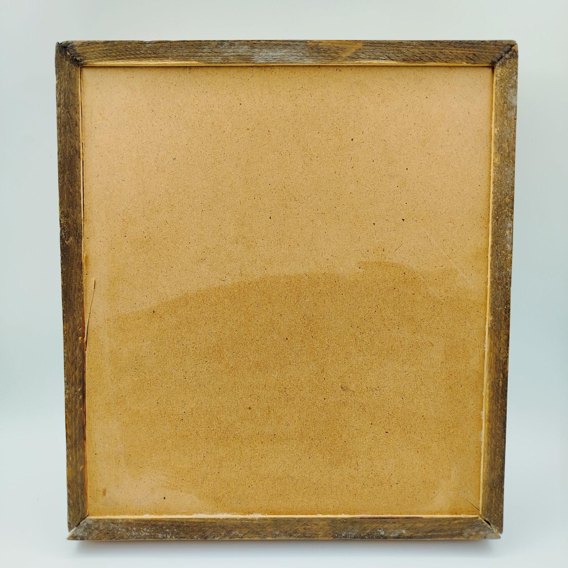 Икона "Святой Феодосий Кавказский" в киоте, дерево, бумага, печать, Россия, 1980-2000 гг.