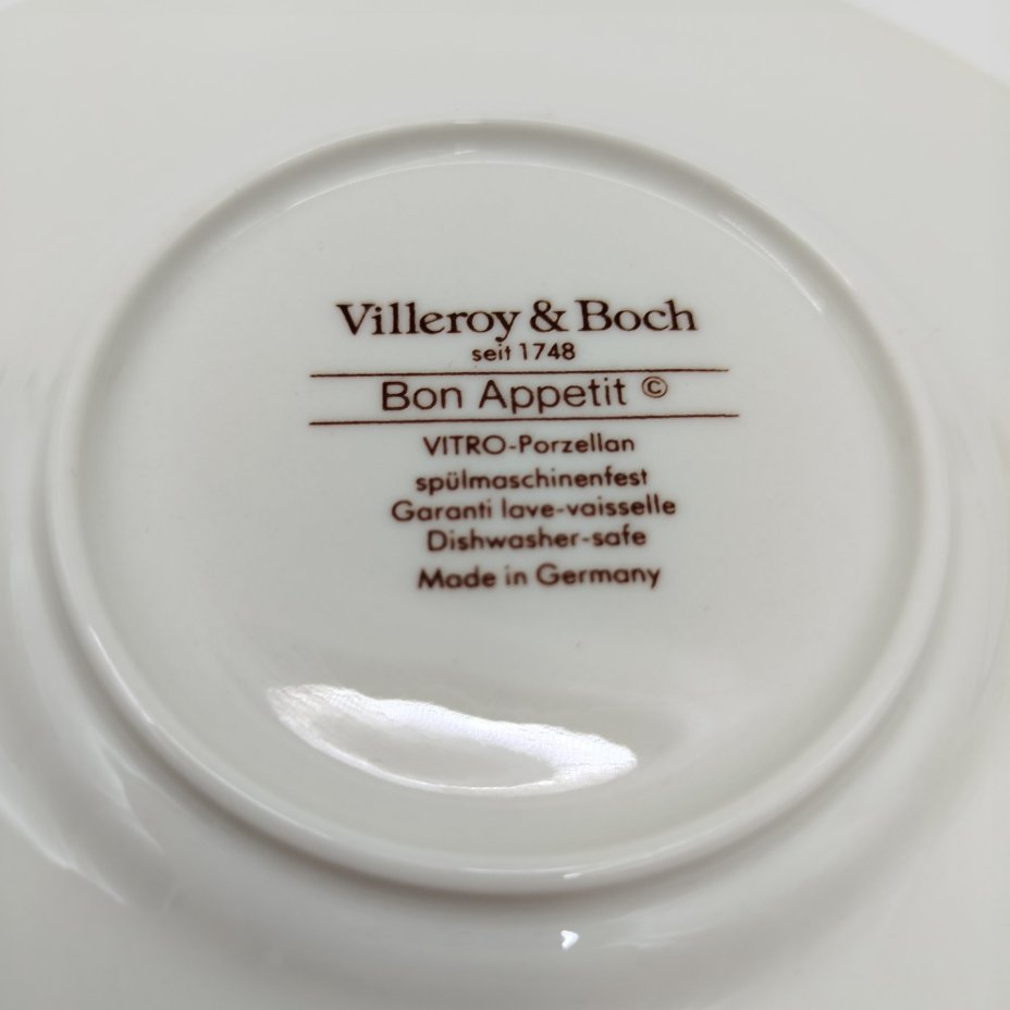 Чайная пара (кружка с блюдцем),  коллекция Bon Appetit, фарфор, vitro, Villeroy & Boch, Villeroy & Boch