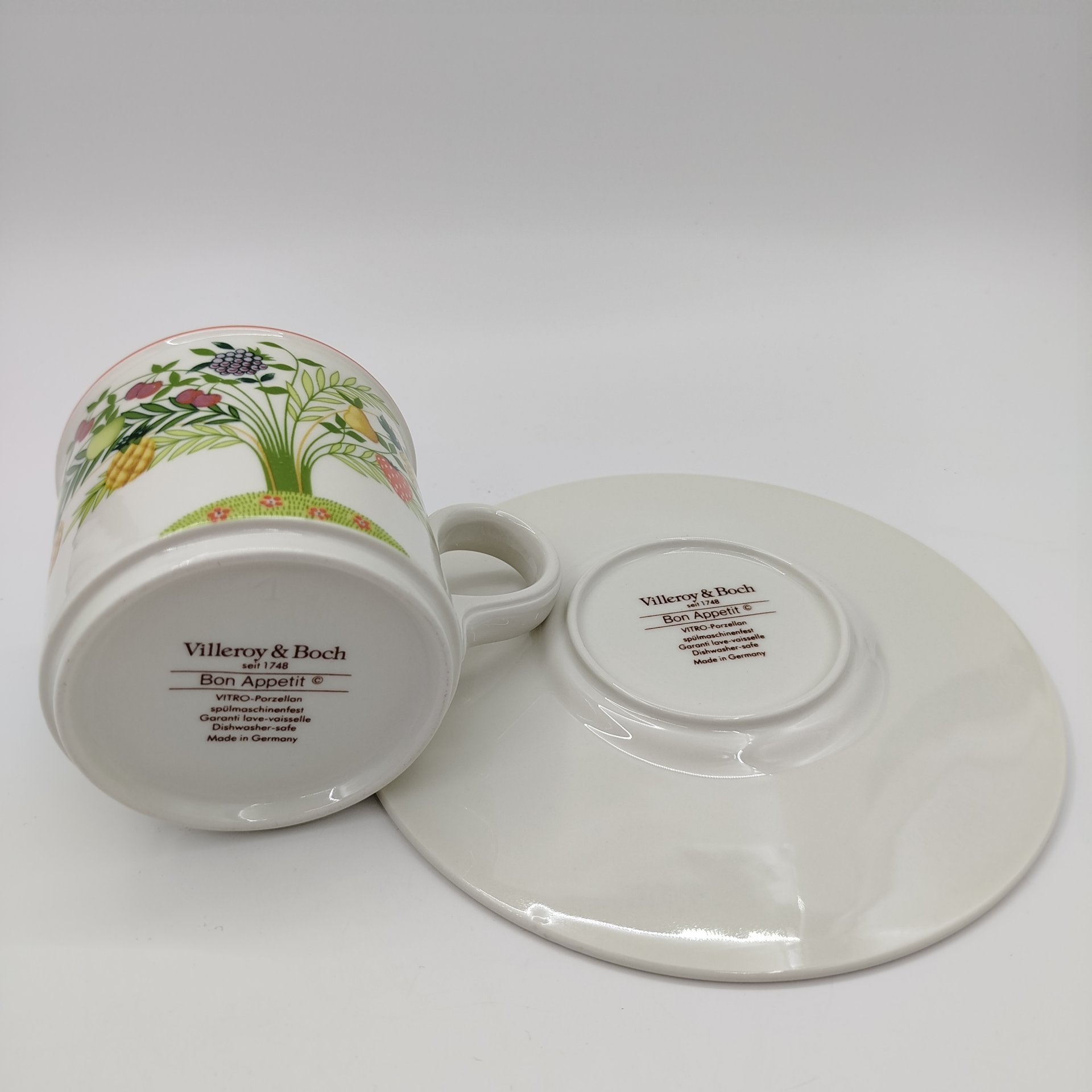 Чайная пара (кружка с блюдцем),  коллекция Bon Appetit, фарфор, vitro, Villeroy & Boch, Villeroy & Boch