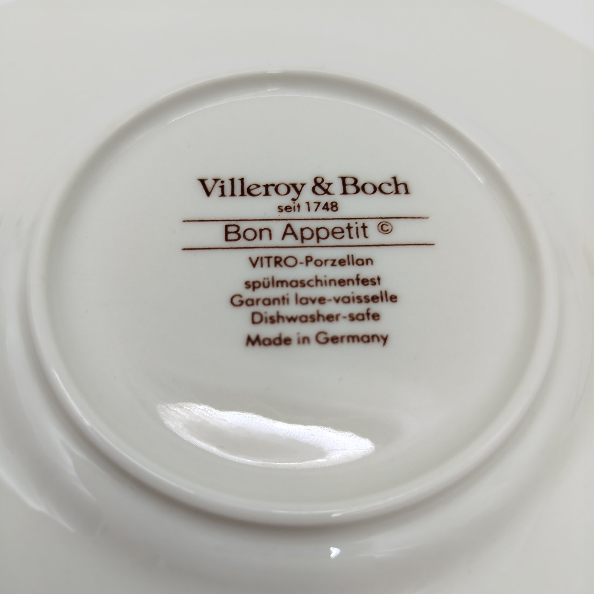 Чайная пара (кружка с блюдцем),  коллекция Bon Appetit, фарфор, vitro, Villeroy & Boch, Villeroy & Boch