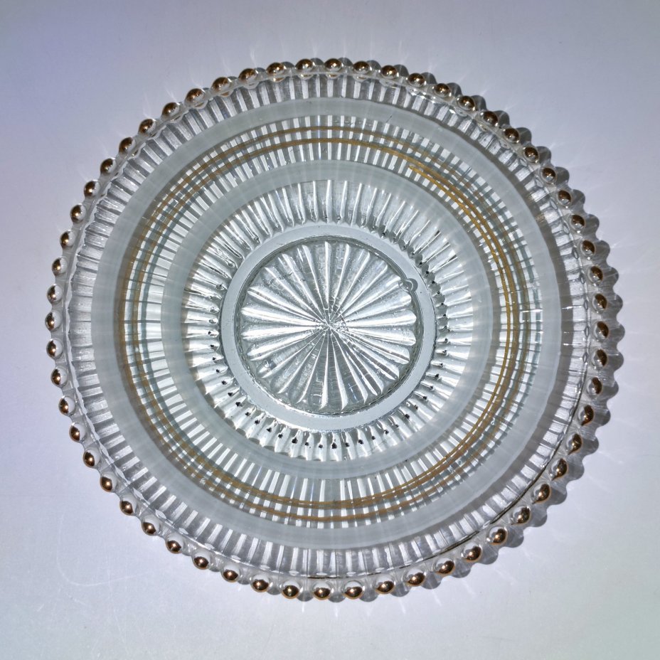 Набор из 6-ти блюдец с рифленой поверхностью