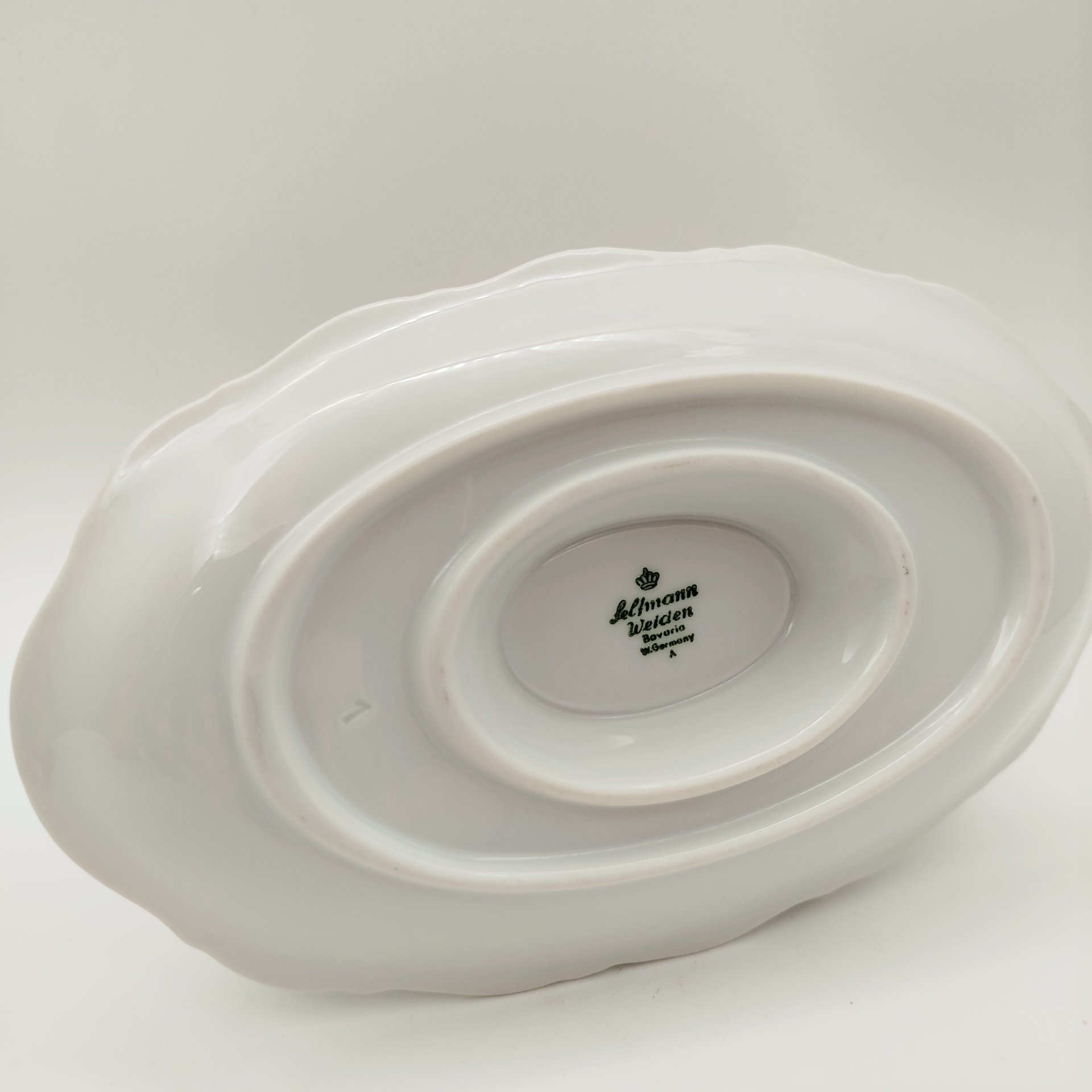 Соусник из серии "Замки Германии", фарфор, деколь, Seltmann Weiden, Германия, 1970-1990 гг.