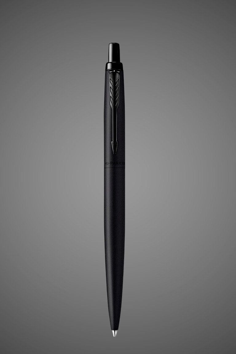 Подарочный набор: Шариковая ручка Parker Jotter XL SE20 Monochrome в подарочной упаковке, цвет: Black, стержень: Mblue и Ежедневник черный недатирова, Металлы: металл, нержавеющая сталь