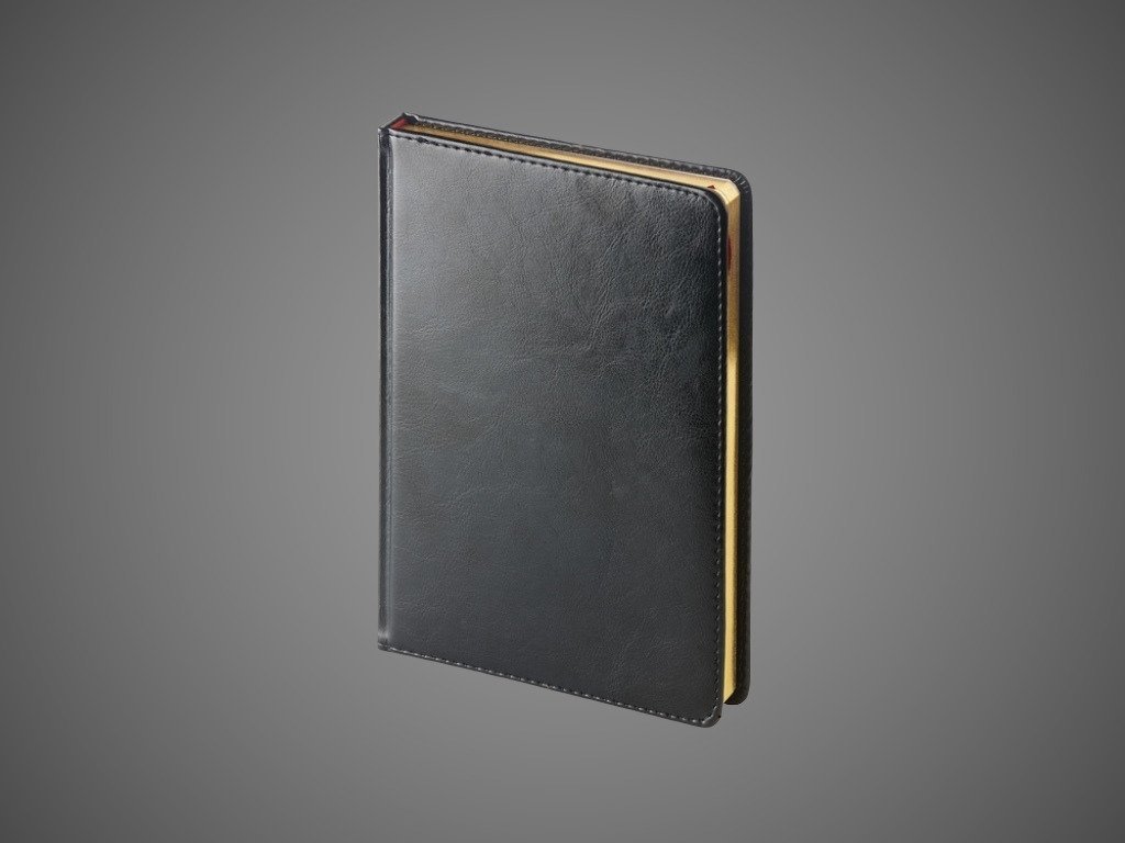Подарочный набор: Шариковая ручка Parker Jotter XL SE20 Monochrome в подарочной упаковке, цвет: Black, стержень: Mblue и Ежедневник черный недатирова, Металлы: металл, нержавеющая сталь